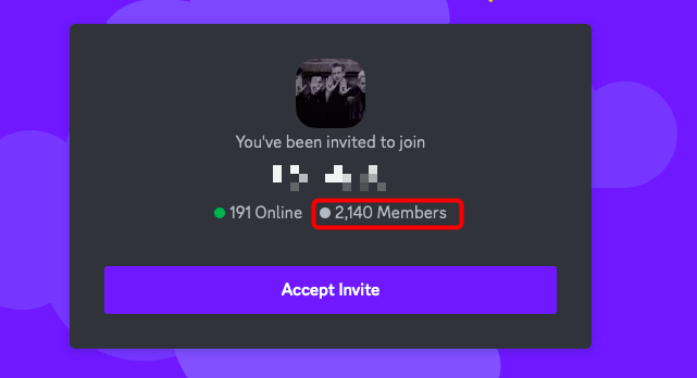 discord server card
