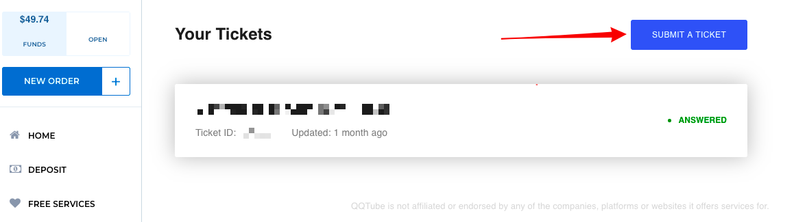 qqtube submit ticket