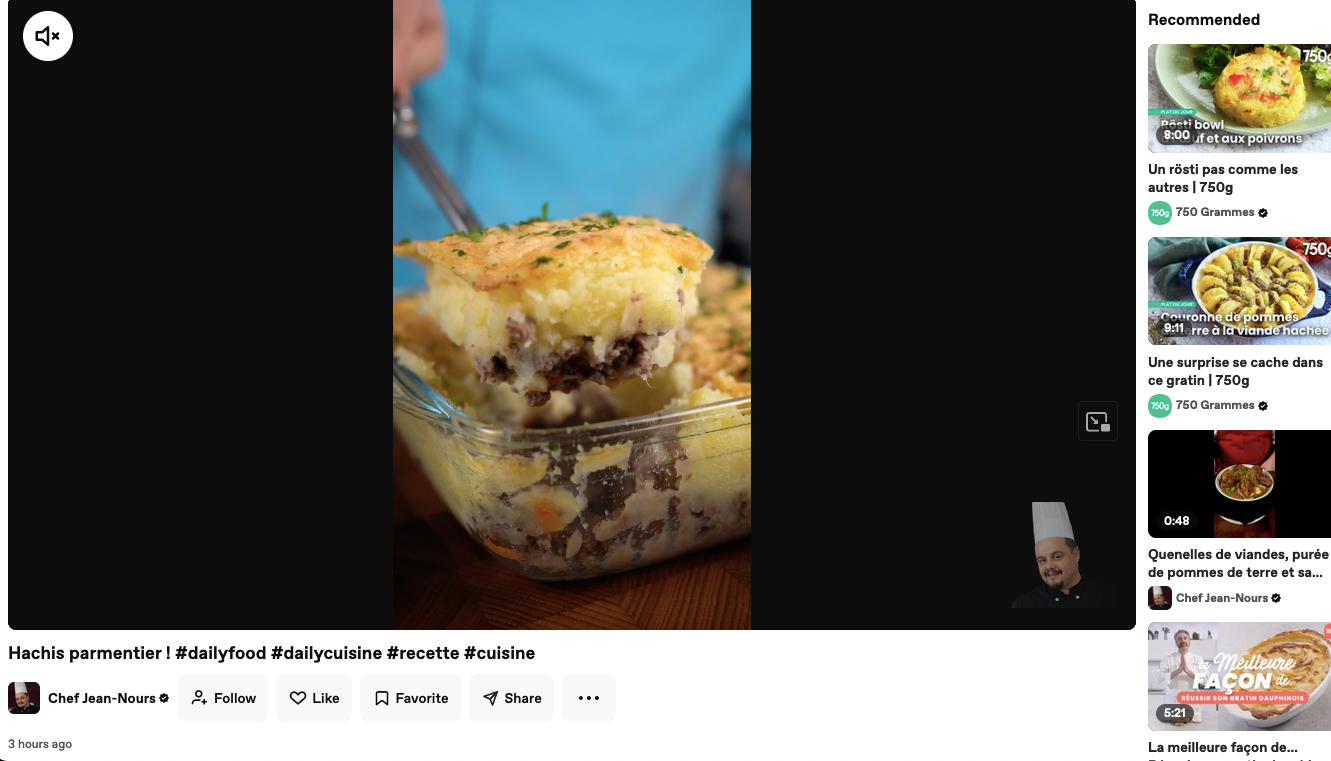 dailymotion video page