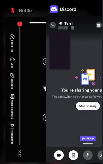 netflix screen share mobile