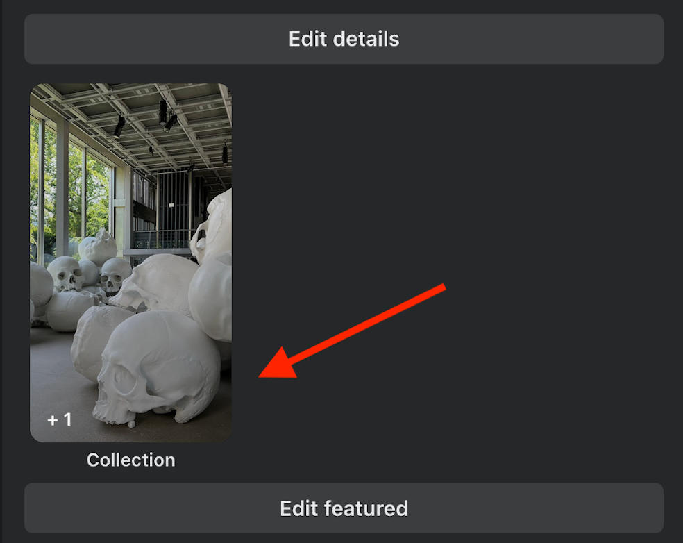 facebook featured collection desktop