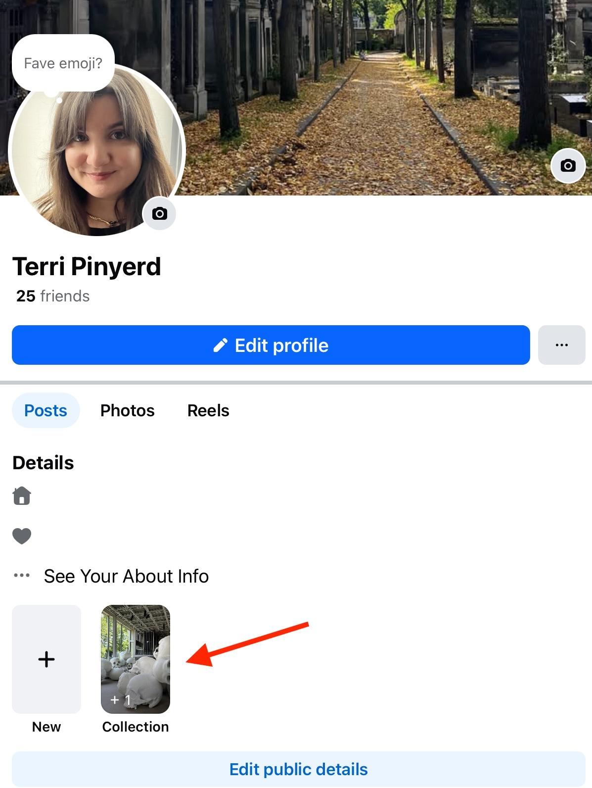 facebook featured collections mobile