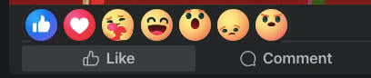 facebook reactions