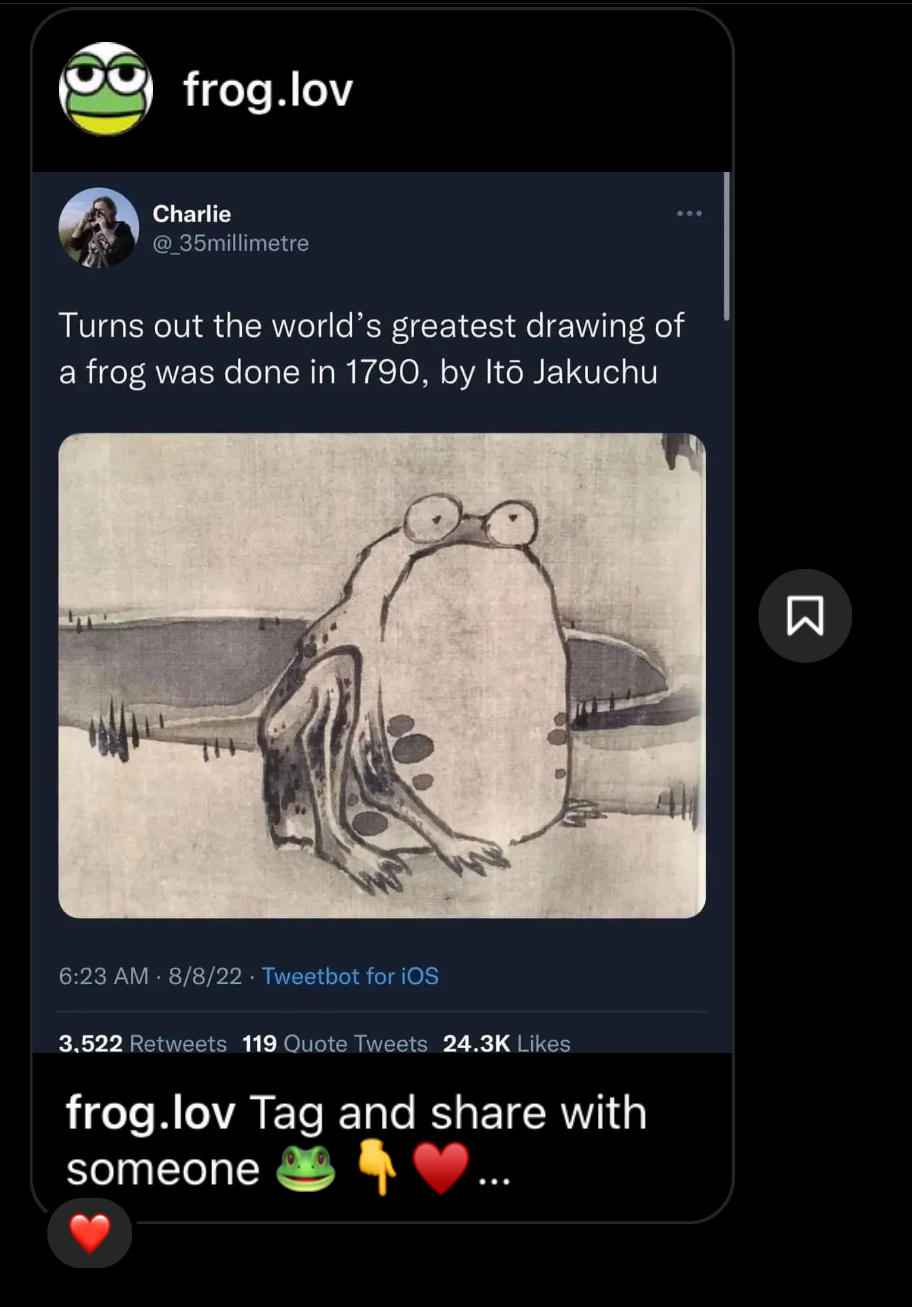 instagram mobile heart reaction