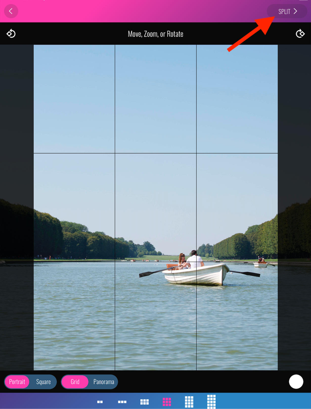 photosplit split photo