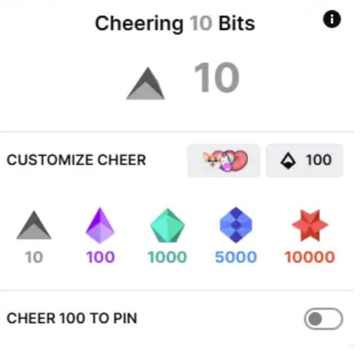 twitch cheer with bits