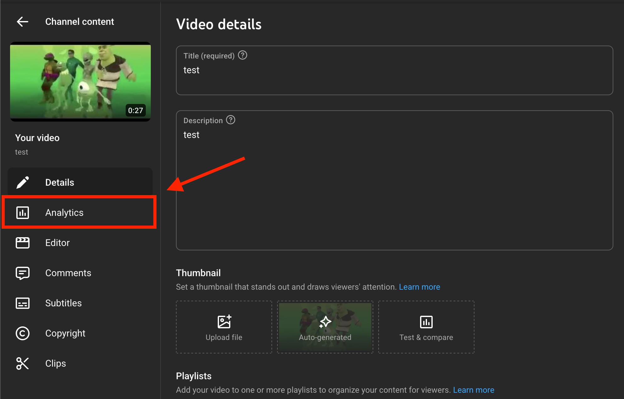 youtube studio analytics